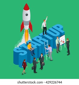 Start up business concept.  Innovation technology start up