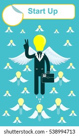 Start up business concept. Stock vector illustration