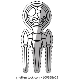 Start up business icon vector illustration graphic design