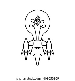 Start up business icon vector illustration graphic design