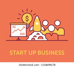 Start Up Business Icons