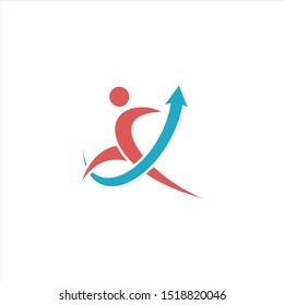 start up business marketing growth logo design, office, plan, leader