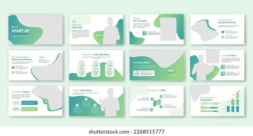 Start up business presentation slide template