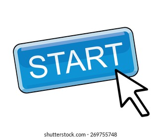 start button with cursor pointer