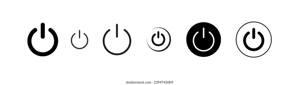 start button icon on white background