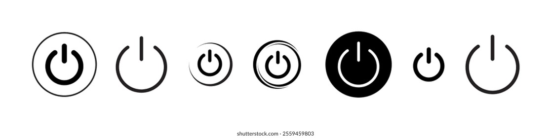 start button icon on white background