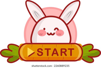Start Button Rabbit Farm Click