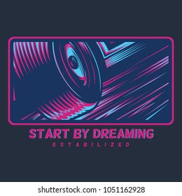 Start By Dreaming Illustration