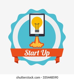 start up concept design, vector illustration eps10 graphic 