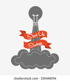 start up concept design, vector illustration eps10 graphic 