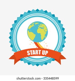 start up concept design, vector illustration eps10 graphic 