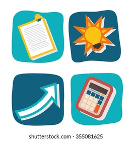 Start up  concept  with icons design, vector illustration 10 eps graphic.