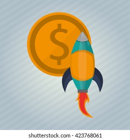 Start up design. Communication concept. Colorful illustration