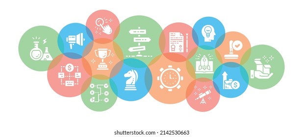 Start up design illustration concept. Time management, idea generation, presentation web banner for print advertisement.