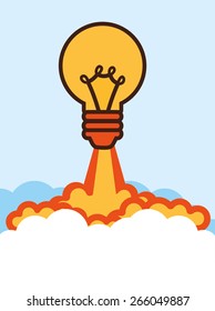start up design, vector illustration eps10 graphic 