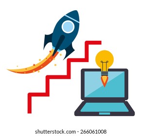 start up design, vector illustration eps10 graphic 