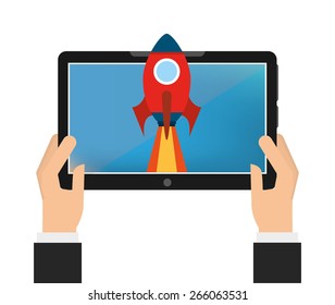 start up design, vector illustration eps10 graphic 