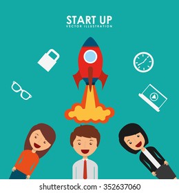 start up design, vector illustration eps10 graphic 
