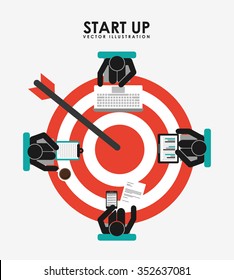 start up design, vector illustration eps10 graphic 