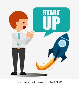 start up design, vector illustration eps10 graphic 