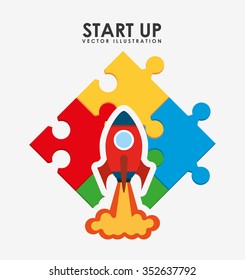start up design, vector illustration eps10 graphic 