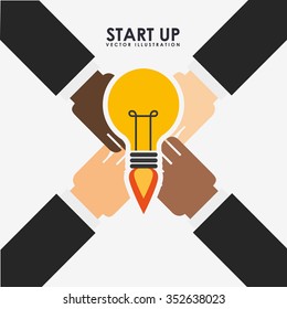 start up design, vector illustration eps10 graphic 