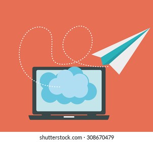 Start up digital design, vector illustration 10 eps graphic