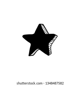 start doodle icon vector