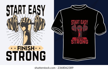 Iniciar diseño de camiseta de fácil acabado y fuerte