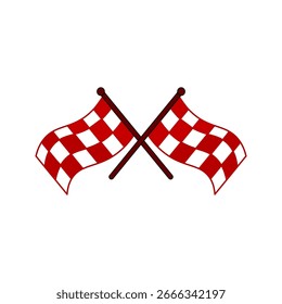 Icono de la bandera de inicio sobre fondo blanco