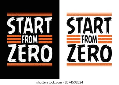 START FORM ZERO T-SHIRT DESIGN