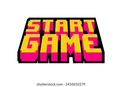 Start Game Functional Game Related Sticker
