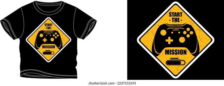 Comenzar el juego misión cargando el color de fondo del diseño de la camiseta es negro y el color de la camiseta es un color hermoso negro y hermoso diseño