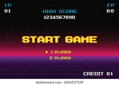 start game, play, console, obsolete, dead, symbol, video-game, 8bit, computer, end, graphic, digital, gaming, death, video game, display, retro, arcade, technology, message, classic, glowing, 80s, ent