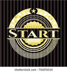 Start golden badge