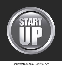 start up graphic design , vector illustration