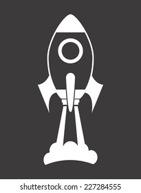 start up  graphic design , vector illustration