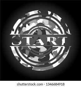Start grey camo emblem