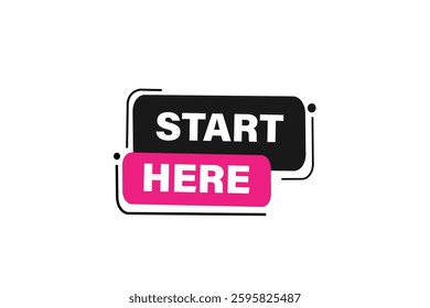 Start here, for websites, application Design, Element, learn, stay, template, top scorer, design, level, sign, speech, bubble  banner, modern, symbol, click. 
