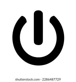start icon in black design