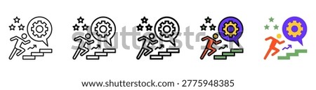 Start Icon Collection With Different Styles And Colors