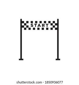 Diseño de icono de inicio aislado en fondo blanco
