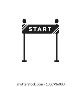 Diseño de icono de inicio aislado en fondo blanco