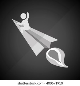 start up icon design, vector illustration