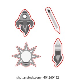 start up icon design, vector illustration