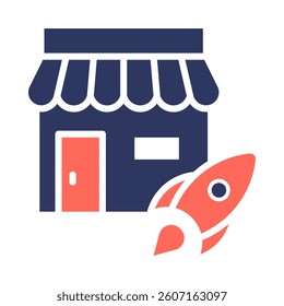 Start Up Icon Element for Design