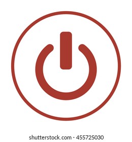 Start    icon,  isolated. Flat  design.