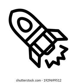 start up icon or logo isolated sign symbol vector illustration - high quality black style vector icons
