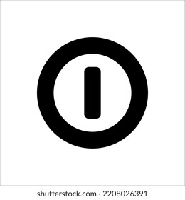 Start icon. Power icon. Power button