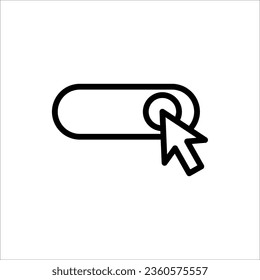 Icono de inicio. Icono de energía. botón, vector aislado en fondo blanco